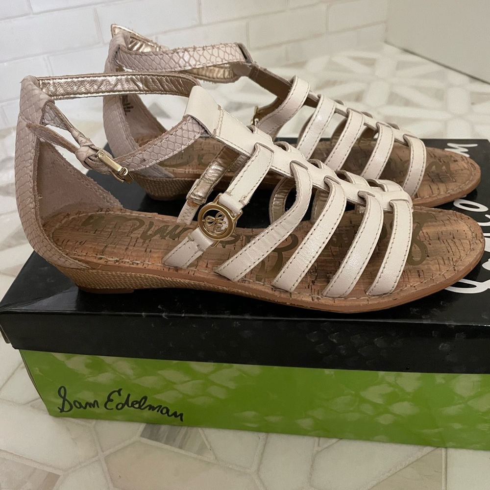Sam Edelman Ivory Donna Sandal